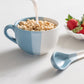 Pheeka Striped Jumbo Mug with Spoon