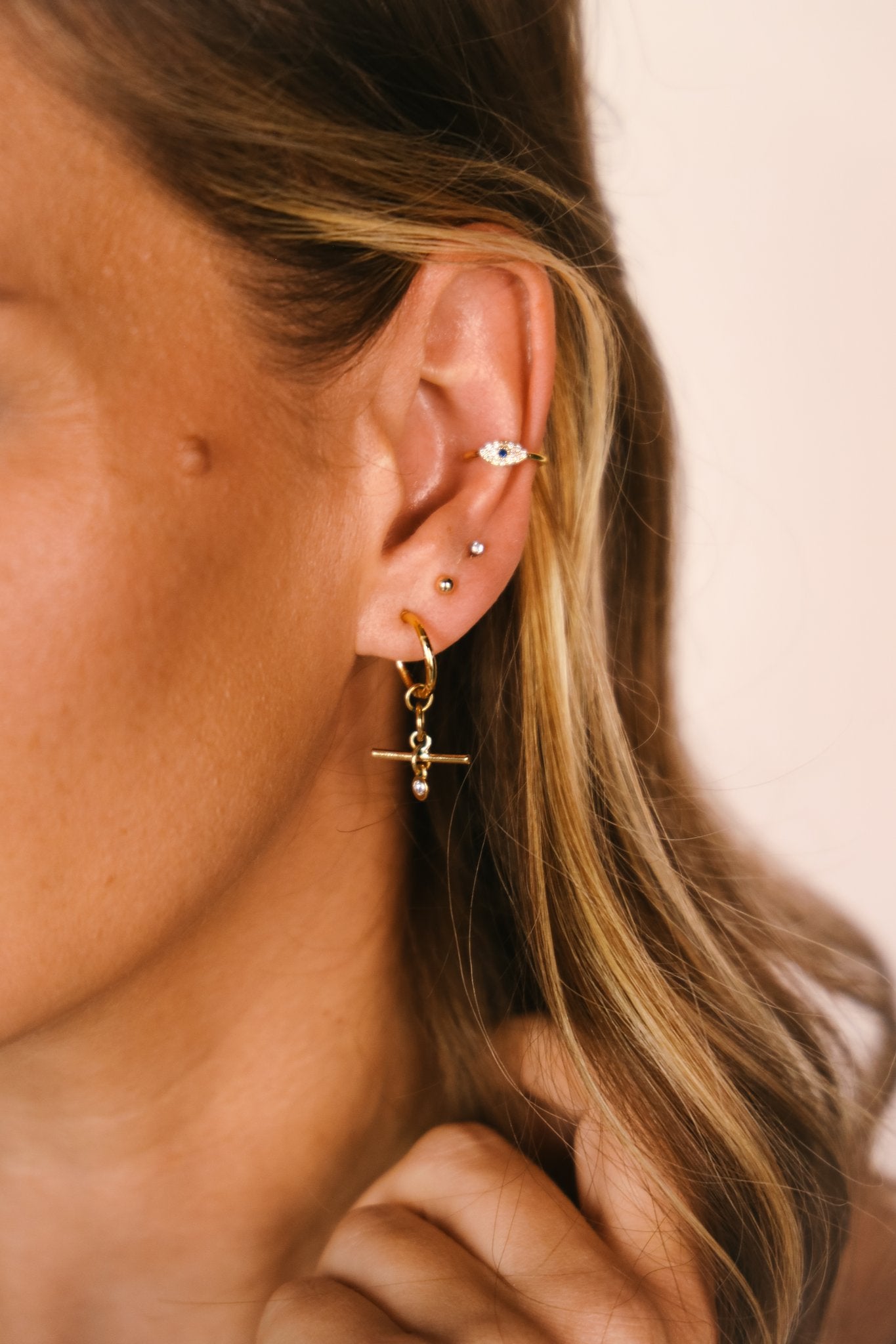 Ear Cuff Evil Eye