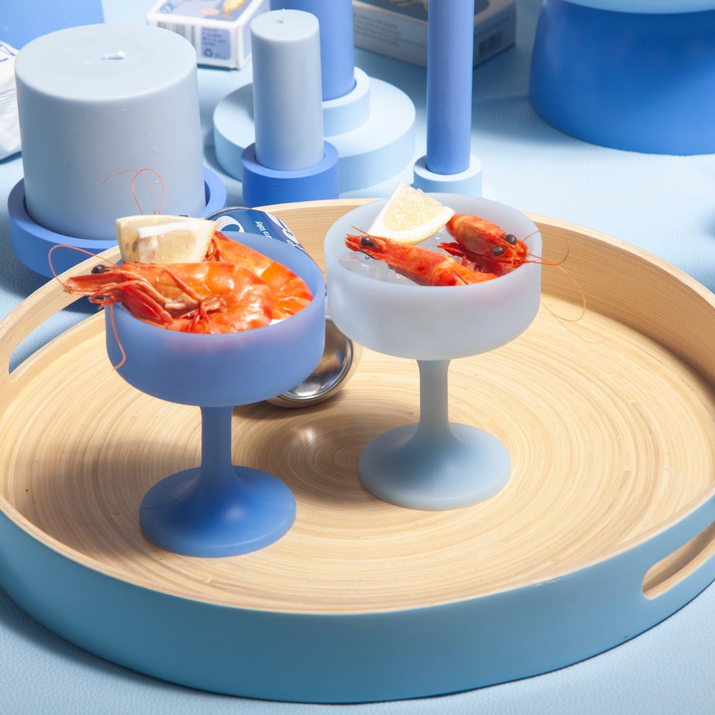 sky + kingfisher | mecc | silicone unbreakable cocktail glasses