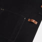 Waxed Canvas Work Apron with Leather Straps & Utility Pockets