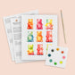 Kids Watercolor Party Kit Bundle All-in-One No Prep Birthday Activity