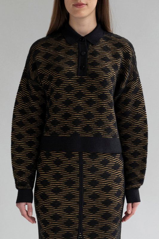 AMELIE POLO - GOLDEN BLACK