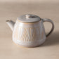 Mountain Peaks Ceramic Teapot