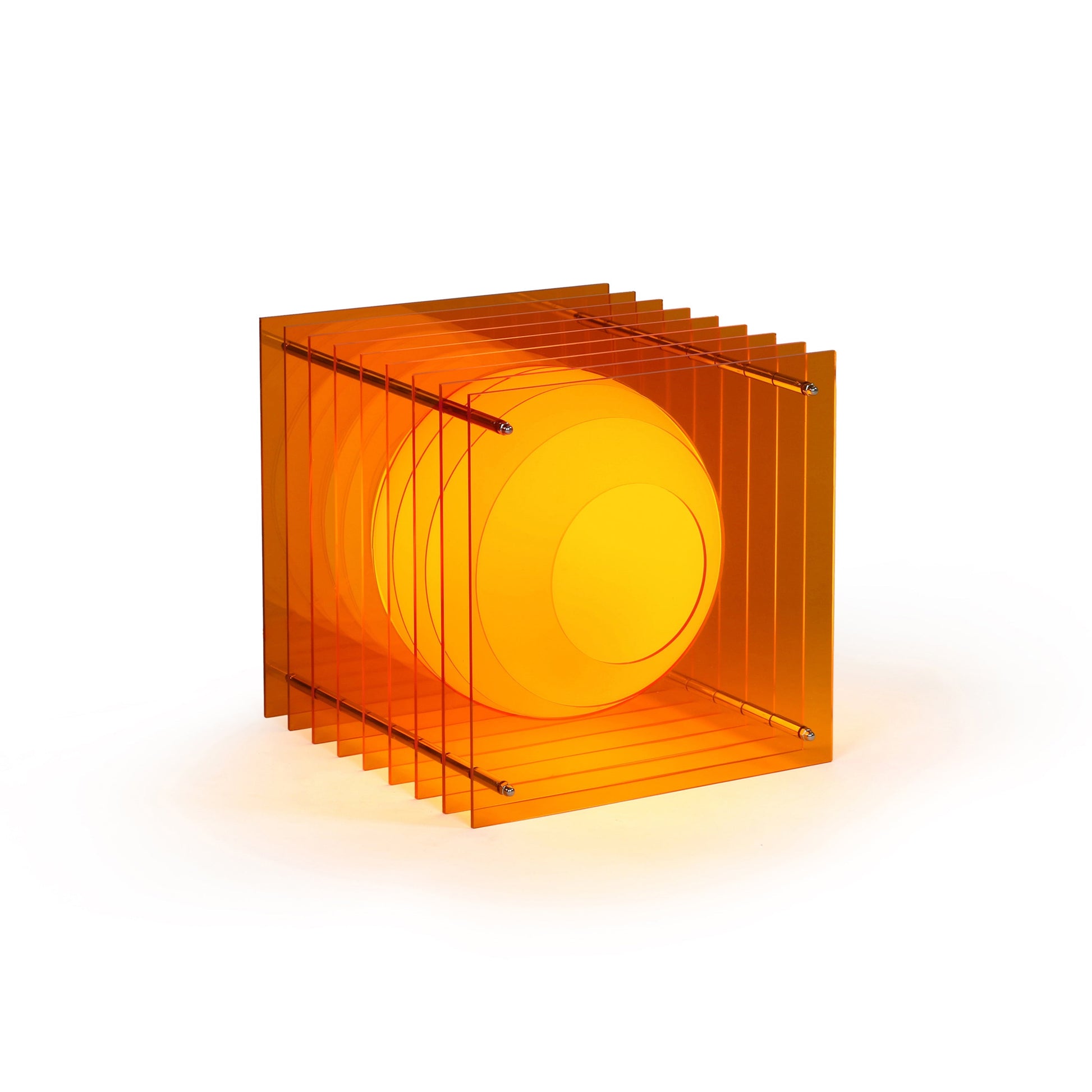 Lớp big square in orange acrylic