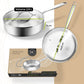 BE | LIVING Essential Series Saute Pan 24 cm (Triply stainless steel)