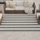 Vertical Stripe Black & Grey