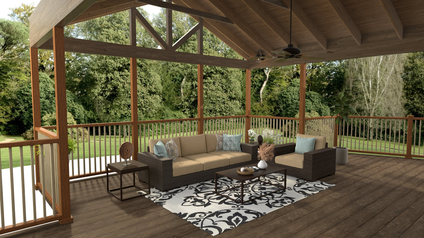 New Wrought Iron Black & White