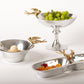 Dove Bowls Sm Silver/Gold