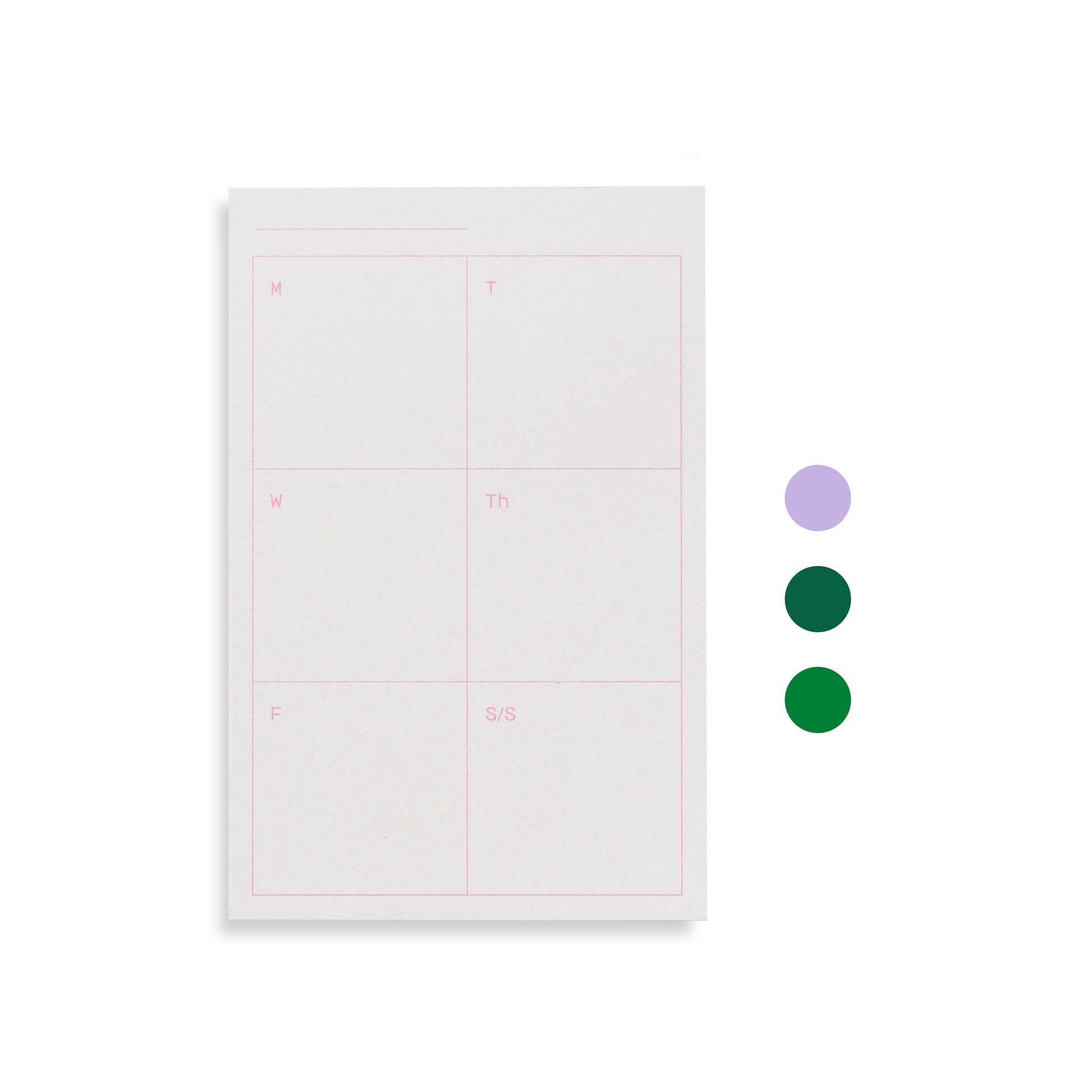 Square Weekly Pad
