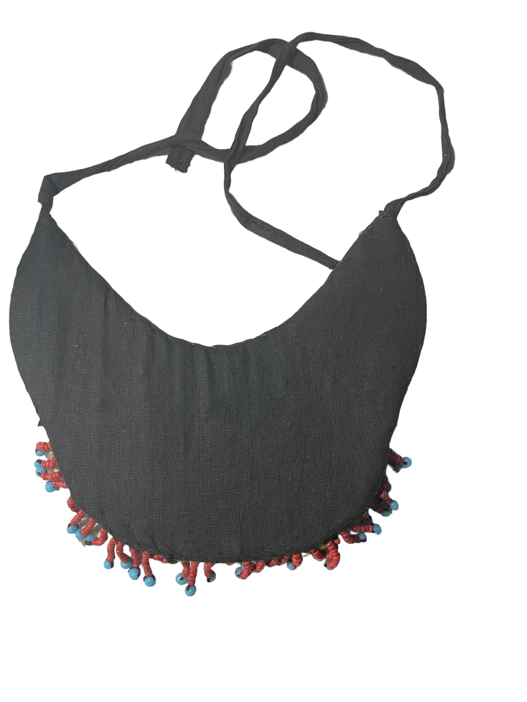 Hand-Beaded Bib Necklace