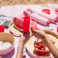cherry + blush | seff | silicone unbreakable champagne flute