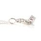 Sterling silver love letter necklace