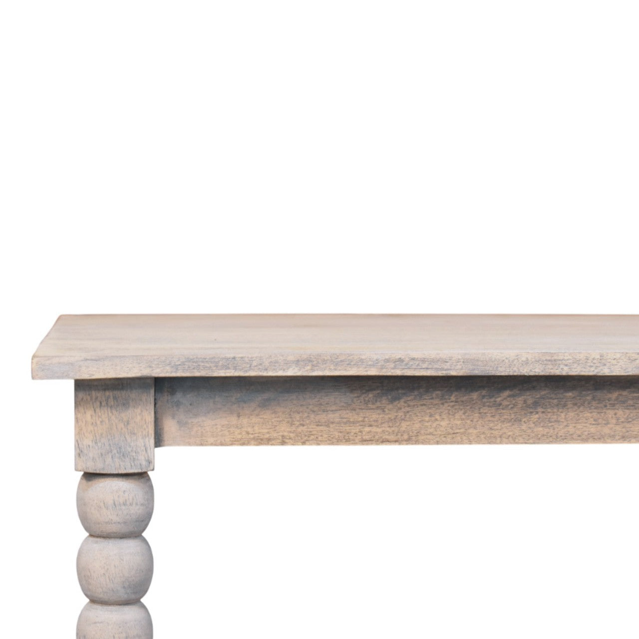 Solid Wood Ellsworth Spindle Coffee Table in Acid Wash