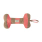 Ashi Dog Toy Large - Cherry Red/Taupe