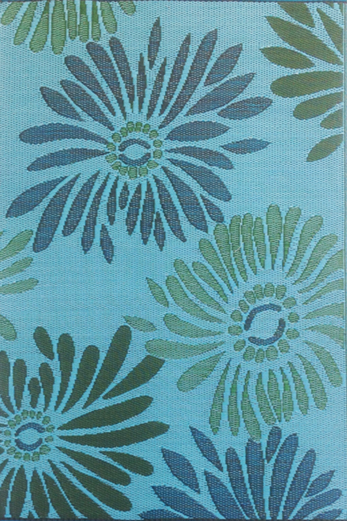 Daisy Aqua & Green