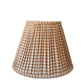 Tan Gingham Empire Shade