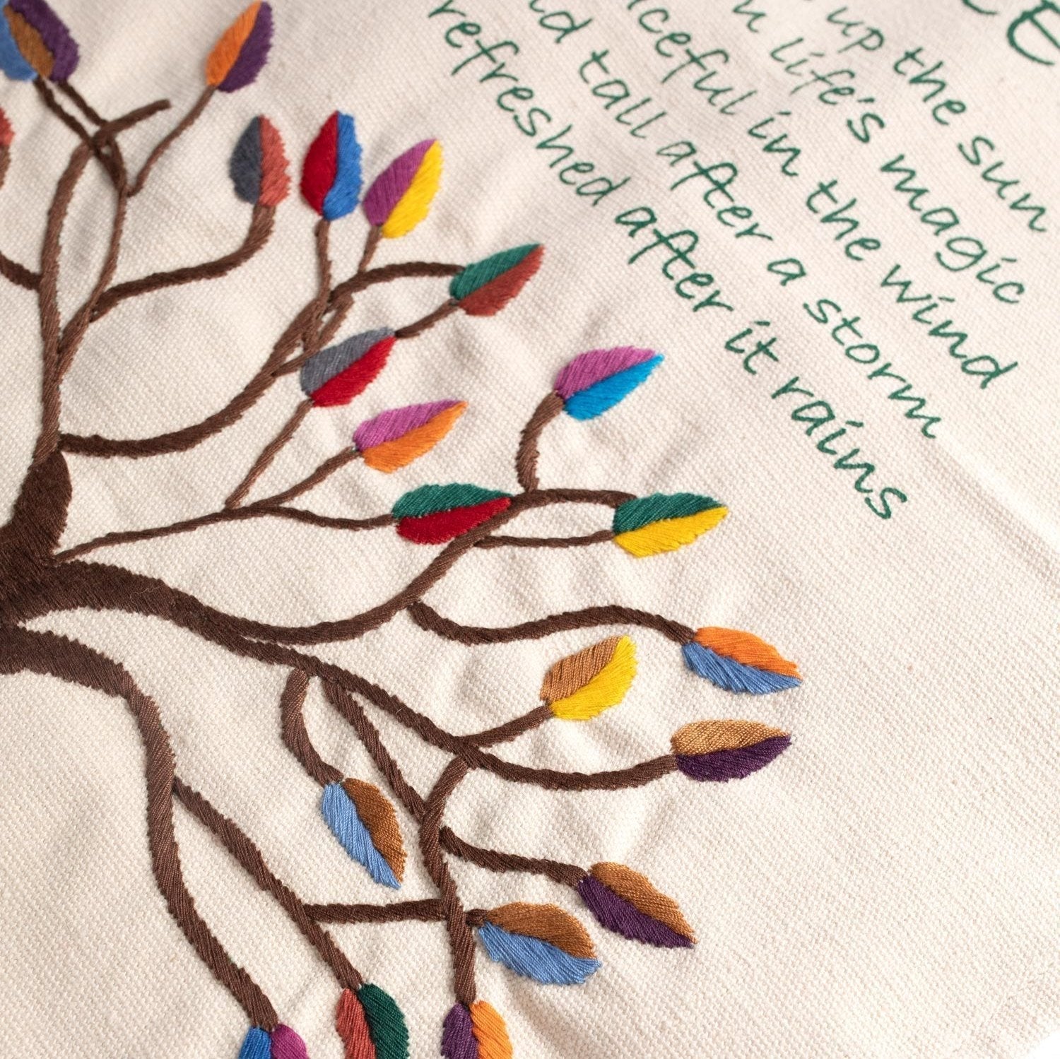 Tree Poem Wall Hanging