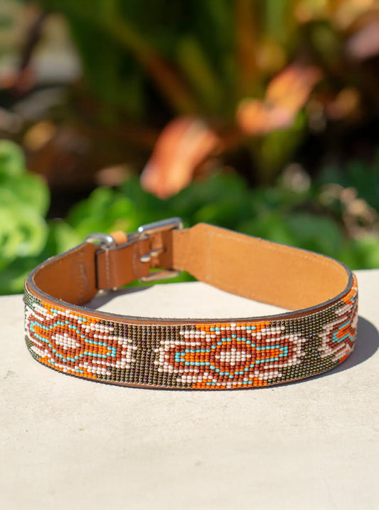 BOHO CHIC SAMBBOHO DOG COLLAR