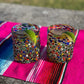 Confetti Rock Tumbler Glasses - Set of 6