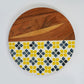 Marigold Mosaic Acacia Wood Inlay Serve Board