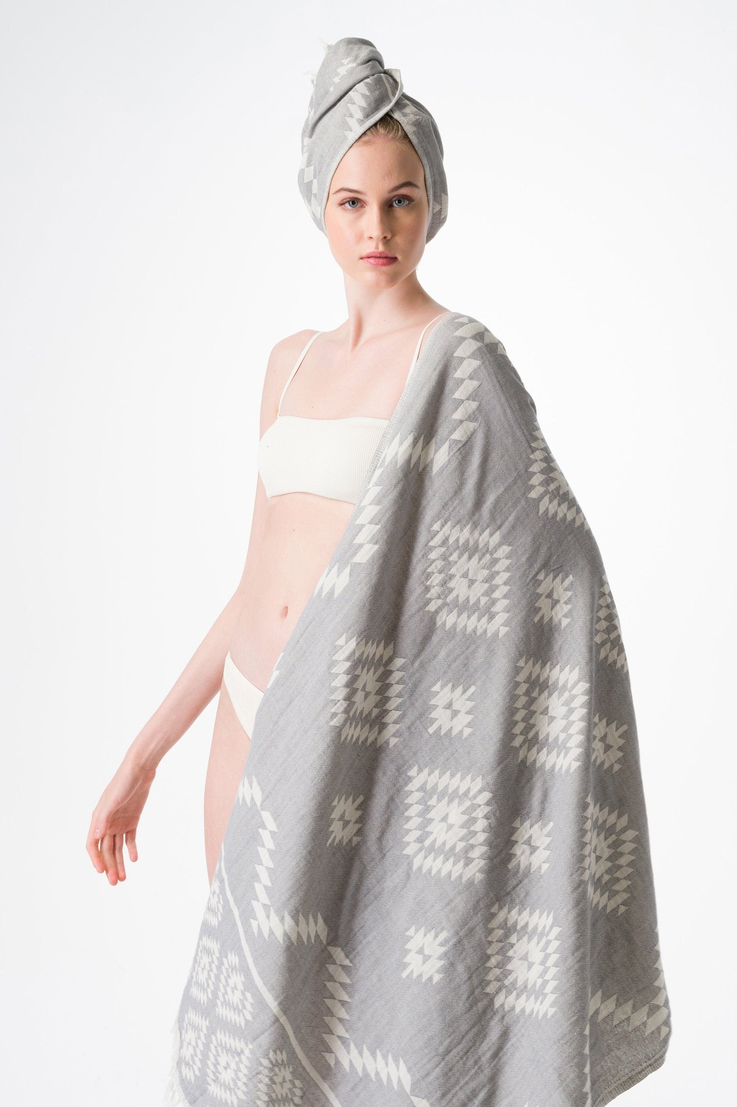 Olive&Linen Aztec Turkish Towel