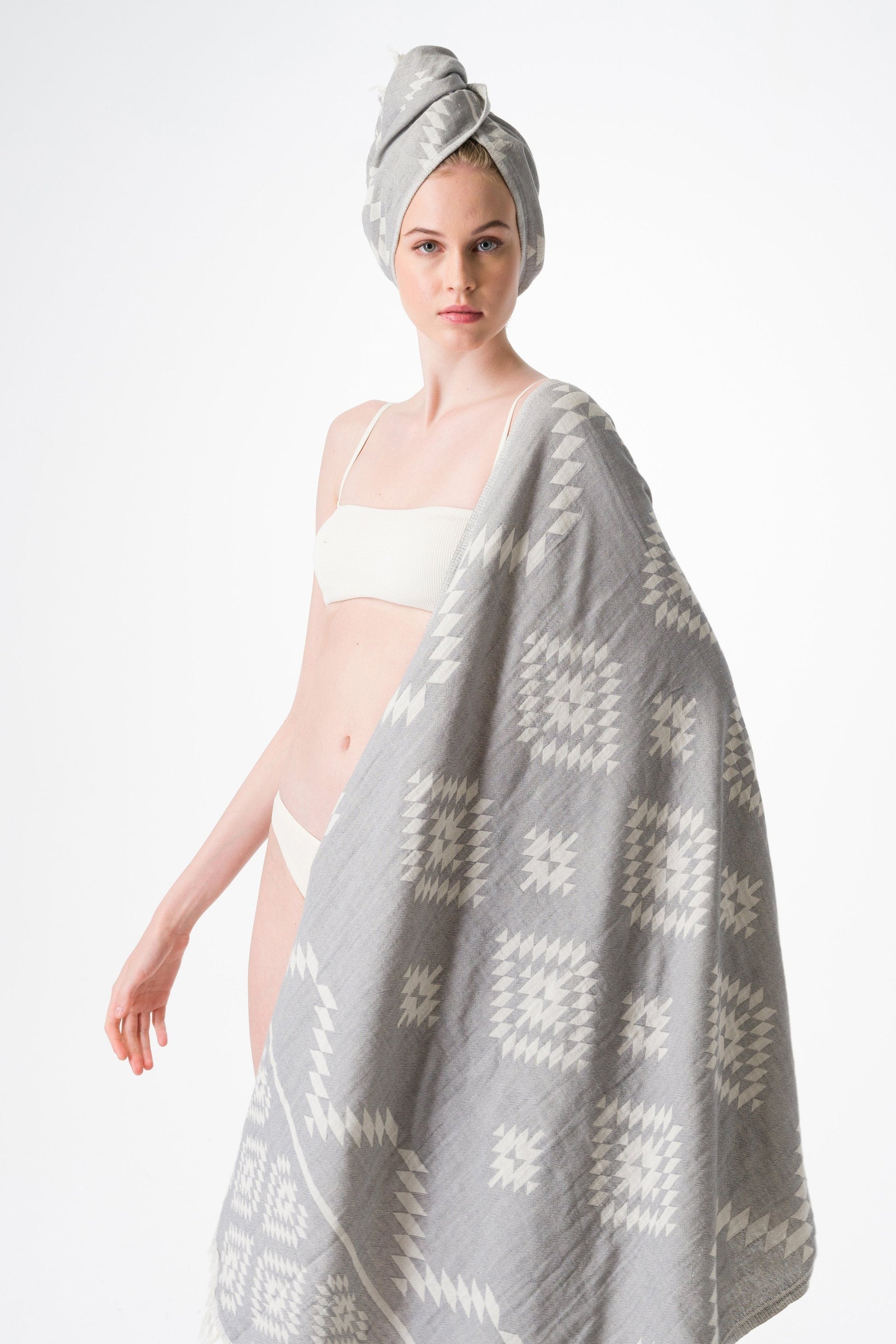 Olive&Linen Aztec Turkish Towel