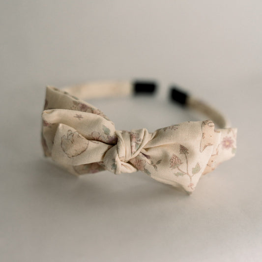 Three Little Bows Headband- Pré aux lapins
