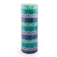 Blue & Green Painted Candles