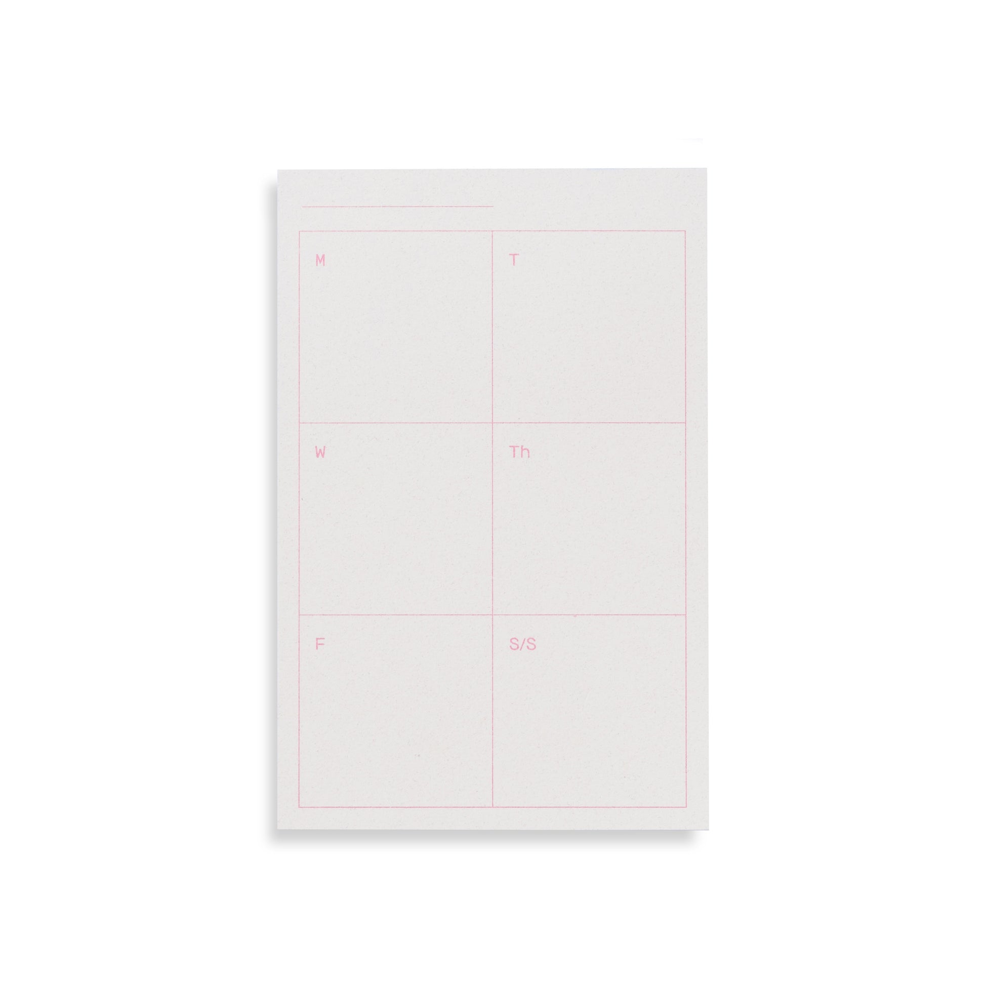 Square Weekly Pad