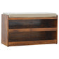 Mud Linen Pull out Shoe Bench