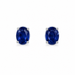 Oval Birthstone Stud Earrings