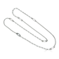 Silver Delicate Long Layering Necklace