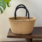 Handwoven Double Weave Oval Market Basket