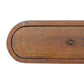 Wall-Mounted Round Chestnut Bedside