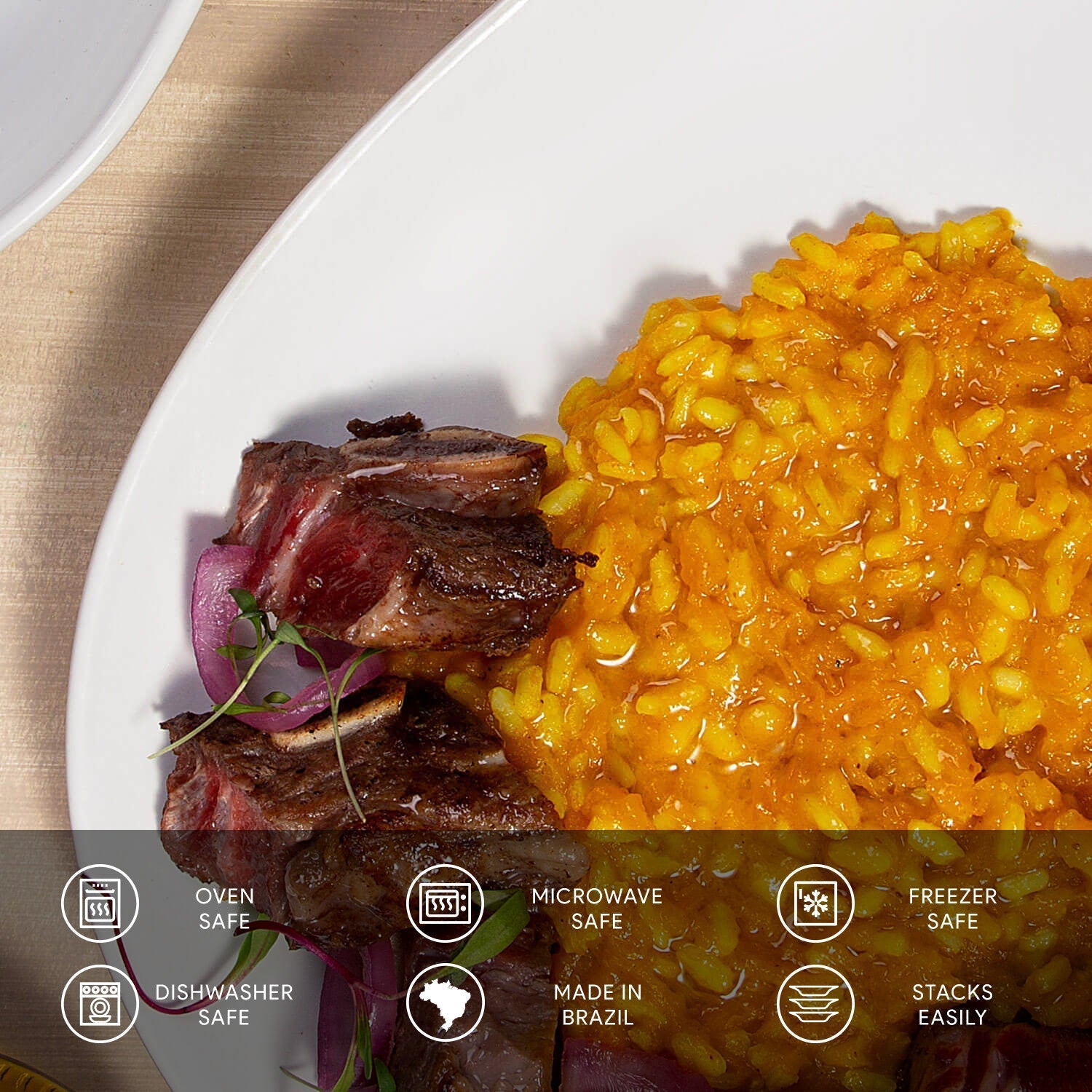 Oval Dinner Plate Set of 4