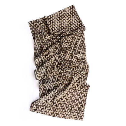 Boho Block Print Table Runner - Sparrow