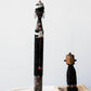 Black Beaded & Cowrie Shells African Namji Doll