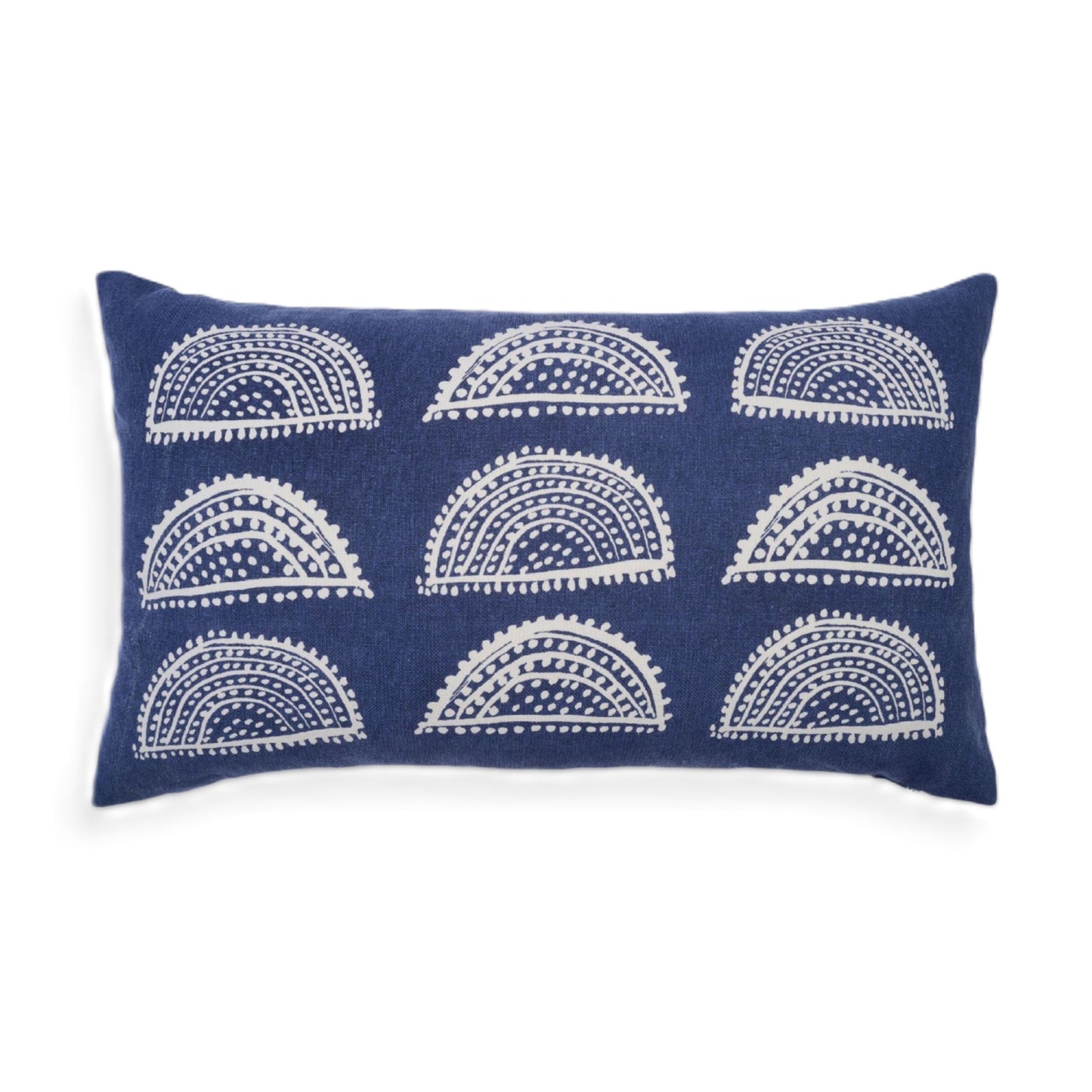 Radiance handcrafted Sunburst print lumbar pillow cover