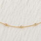 April Birthstone Bracelet — Crystal