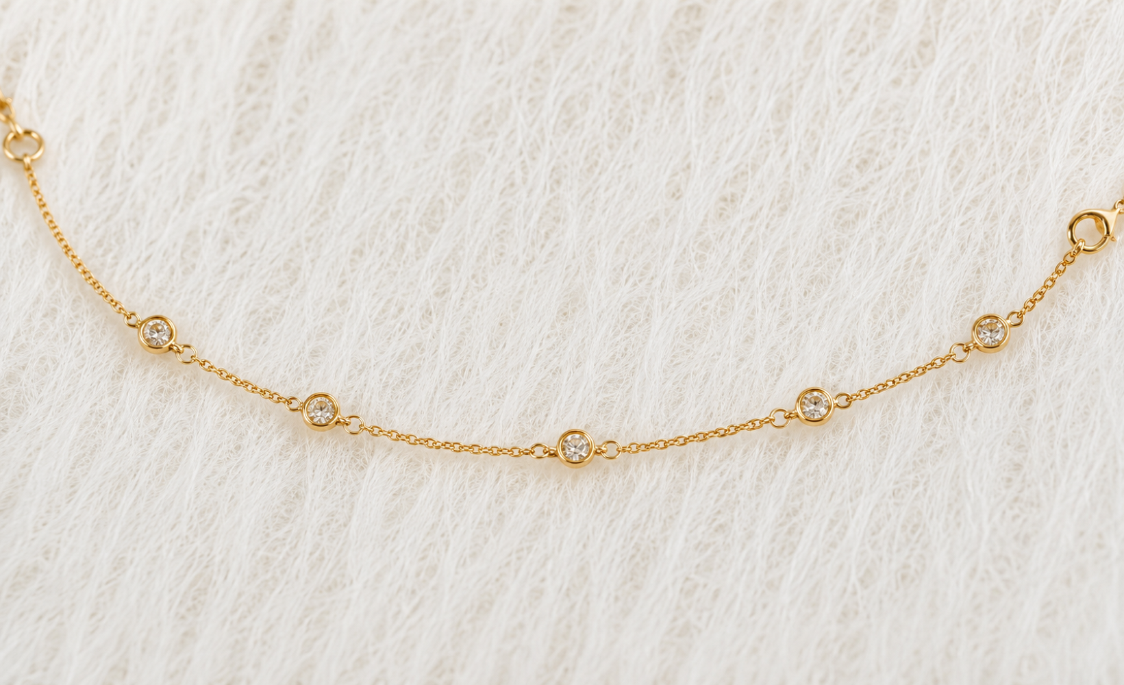 April Birthstone Bracelet — Crystal