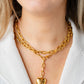 Long Heart Necklace