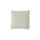 Quilted Aya Cushion Cover - Brown / Offwhite