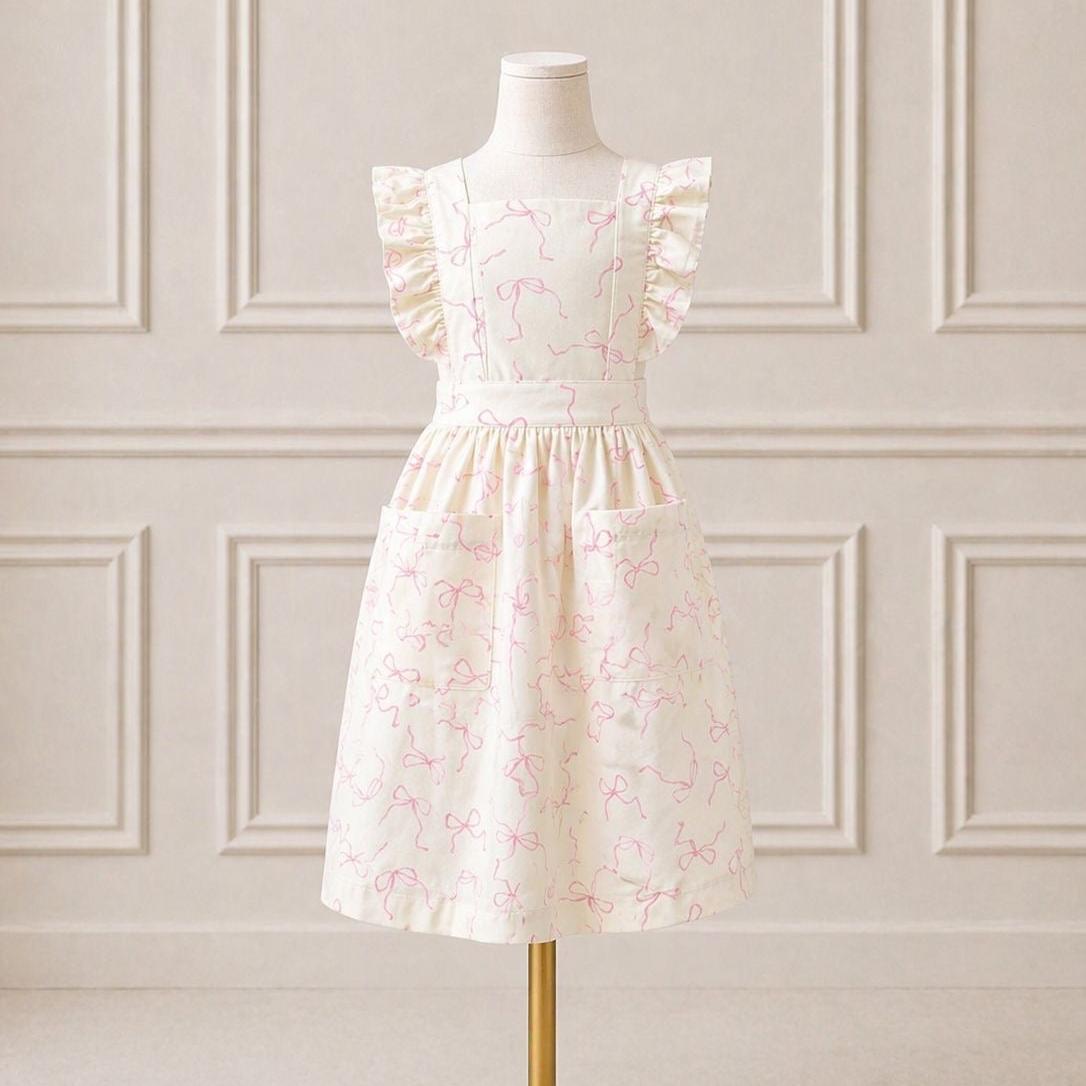 Coquette Pink Bow Little Hostess Apron