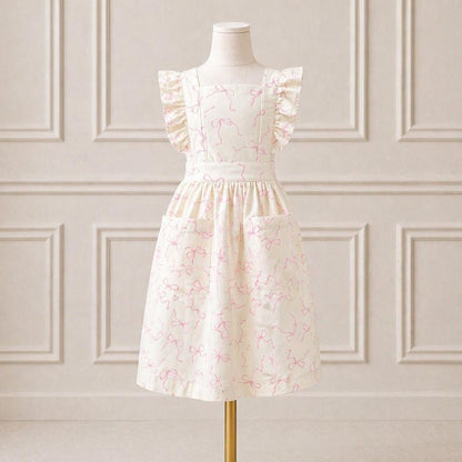 Coquette Pink Bow Little Hostess Apron