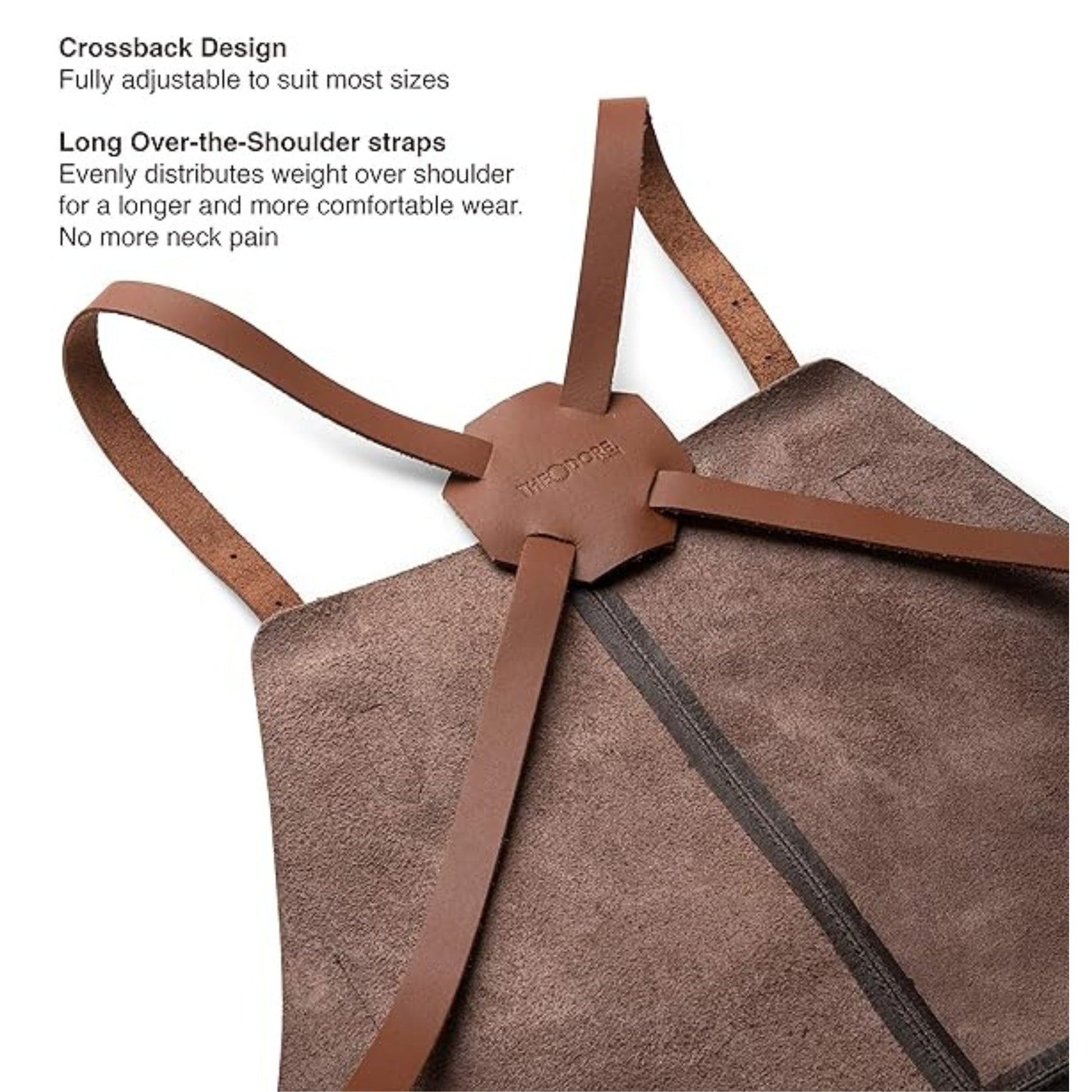 Theodore Leather Work Apron