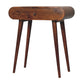 Solid Wood Mini Round Chestnut Fold Vanity