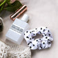 White Dot Scrunchie