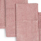 VERTEX Hand Block Printed Napkins - Set of 4. Cotton - Fair Trade - Artisan Made