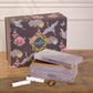 Pinstripe Inlay Bar Accessories Gift Set, Wooden Box with Corkscrew & Bottle Opener