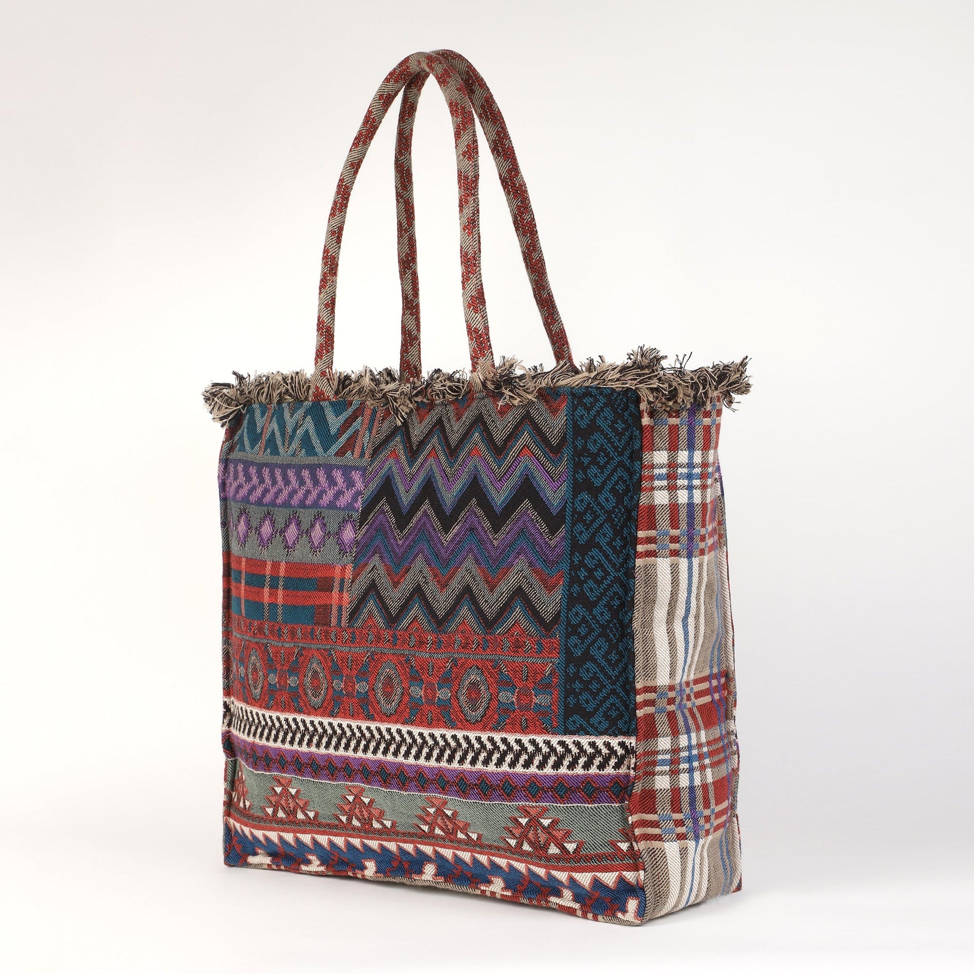 Eminent Jacquard Bag - Purple